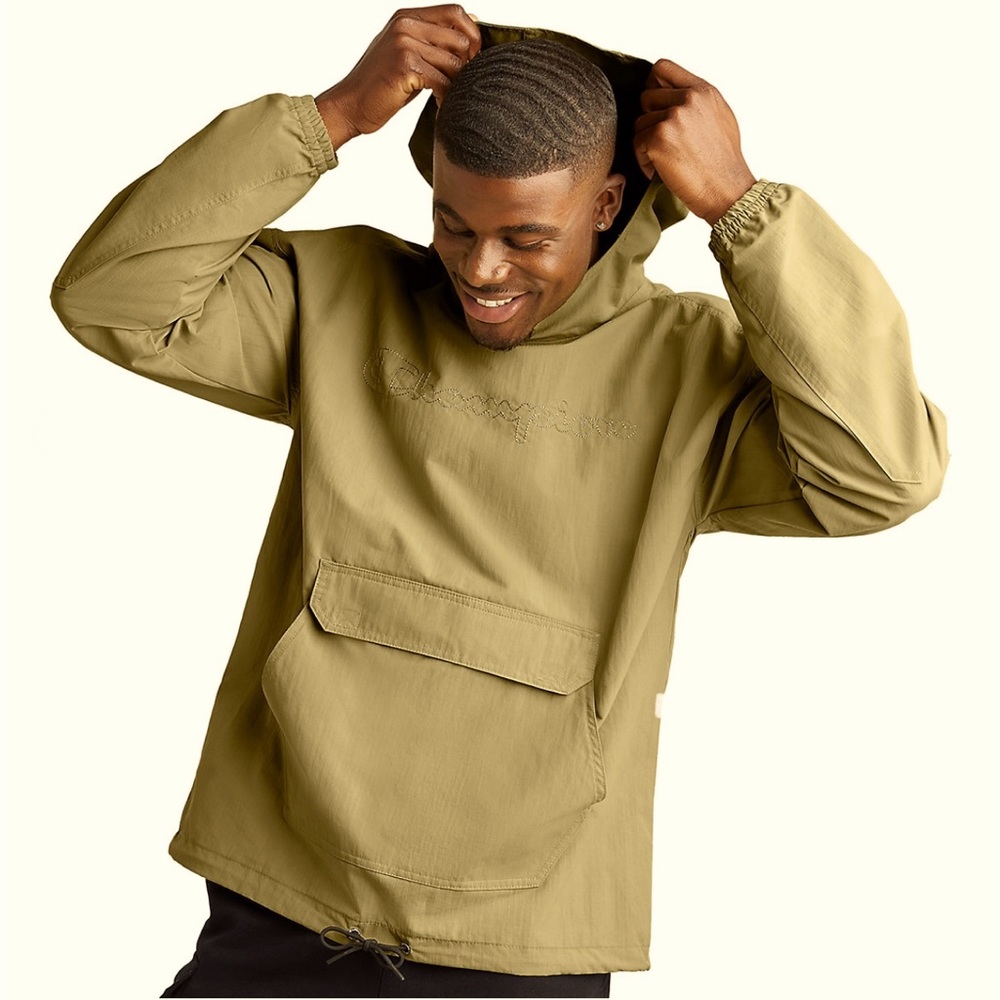 NWTs- Champion “Anorack” Pullover in Black or Olive